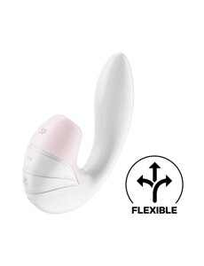 Вакуумний вібратор Satisfyer Supernova White, 2 положення ствола (м'ята упаковка!!)