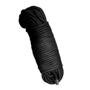 Мотузка для зв'язування 20 метрів, наконечники метал, чорна в Дніпропетровській області от компании Интернет магазин Персик