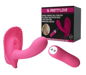 Вібробабочка з стимулятором клітора PRETTY LOVE - Powerful Shell Stimulator, BI-014368W-3 в Дніпропетровській області от компании Интернет магазин Персик