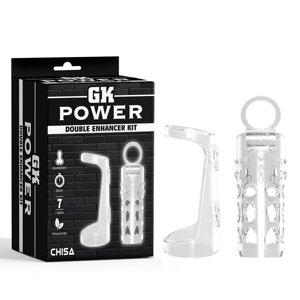 Насадка на пеніс Chisa Double Enhancer Kit-Clear-GK Power в Дніпропетровській області от компании Интернет магазин Персик