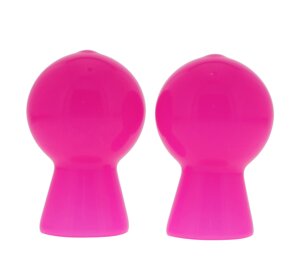 Вакуумні стимулятори для сосків NMC NIPPLE SUCKER PAIR IN SHINY PINK