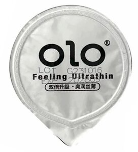 Ультратонкі презервативи з гіалуроновою кислотою OLO - Feeling Ultrathin, 1 шт в Дніпропетровській області от компании Интернет магазин Персик