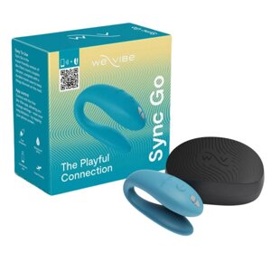 Смарт-вібратор для пар We-Vibe Sync Go Turquoise, синій в Дніпропетровській області от компании Интернет магазин Персик