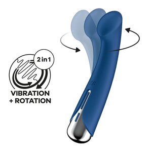 Вібратор Satisfyer Spinning G-Spot 1 Blue в Дніпропетровській області от компании Интернет магазин Персик