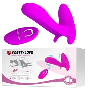 Вібробабочка з стимулятором клітора PRETTY LOVE - Remote Control Massager, BI-014850W в Дніпропетровській області от компании Интернет магазин Персик