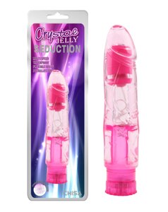 Chisa Crystal Jelly Seduction Pink Vibrator