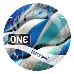 Презерватив ONE FlavorWaves 1 шт зі смаком Fresh Mint в Дніпропетровській області от компании Интернет магазин Персик