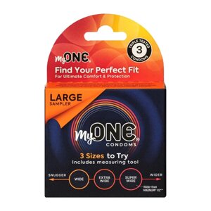 Презервативи MyONE Large Sampler 3 шт, картонна коробка в Дніпропетровській області от компании Интернет магазин Персик