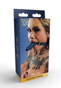 Кляп-кулька у вигляді пеніса Taboom Silicone Supreme, синій в Дніпропетровській області от компании Интернет магазин Персик