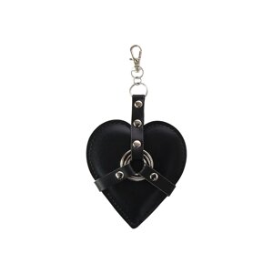 Брелок на карабіне для ключів Art of Sex Heart Angel, Чорний