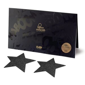 Прикраса на соски Bijoux Indiscrets - Flash Star Black в Дніпропетровській області от компании Интернет магазин Персик
