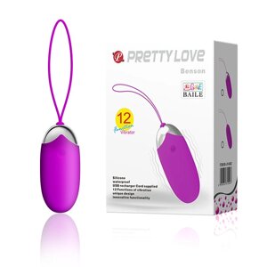 Перезаряджати віброяйце PRETTY LOVE - Benson, BI-014362 в Дніпропетровській області от компании Интернет магазин Персик