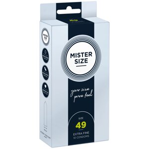 Презервативи Mister Size - pure feel - 49 (10 condoms), товщина 0,05 мм в Дніпропетровській області от компании Интернет магазин Персик