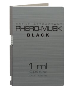 Духи з феромонами для чоловіків PHERO-MUSK BLACK, 1 ml в Дніпропетровській області от компании Интернет магазин Персик