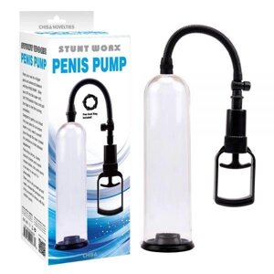 Помпа для статевого члена з ерекційне кільце Chisa Peins Pump Black