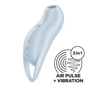 Вакуумний кліторальний стимулятор з вібрацією Satisfyer Pocket Pro 1 Blue в Дніпропетровській області от компании Интернет магазин Персик