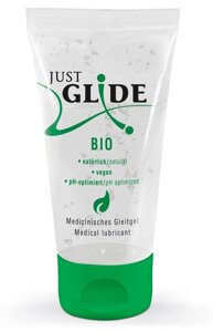 Веганські органічний гель-лубрикант - Just Glide Bio, 50 ml