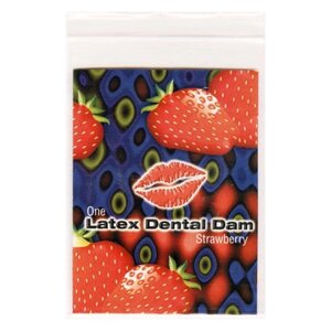 Серветка латексна для орального сексу One Strawberry Latex Dental Dams зі смаком полуниці, 1 шт. в Дніпропетровській області от компании Интернет магазин Персик