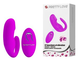 Pretty Love Vibrator - 12 вібраційних функцій, бездротовий пульт дистанційного керування, BI -014482W в Дніпропетровській області от компании Интернет магазин Персик