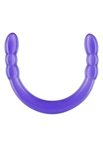 Фалоімітатор подвійний, нереалістичний TOY JOY фіолетовий, 45 х 3 см в Дніпропетровській області от компании Интернет магазин Персик