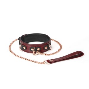 Нашийник з повідцем Liebe Seele Wine Red Collar and Leash в Дніпропетровській області от компании Интернет магазин Персик