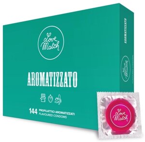 Кольорові ароматизовані презервативи ЛЮБОВНА МАТКА - Arromatizato, № 1