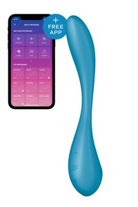 Мультівібратор SATISFYER G-SPOT FLEX 5+ PETROL управління телефоном