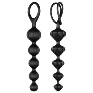 Чорні анальні буси Satisfyer Beads Black