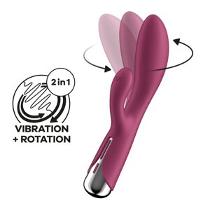 Вібратор-кролик Satisfyer Spinning Rabbit 1 Red в Дніпропетровській області от компании Интернет магазин Персик