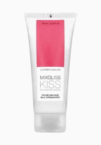 Лубрикант на водній основі MixGliss KISS Wild Strawberry (70 мл)