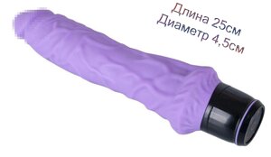 Вібратор реалистик Ліловий Лотос 25см на 4,5 см в Дніпропетровській області от компании Интернет магазин Персик