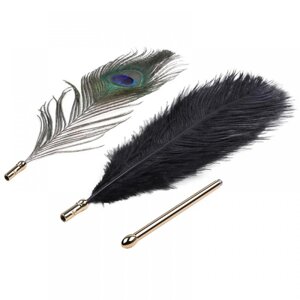 Набір із 2 пір'їнок , Natural Peacock Flirting Feather Tickler в Дніпропетровській області от компании Интернет магазин Персик