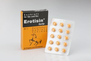 Таблетки EROTISIN forte 1 шт (для двох)