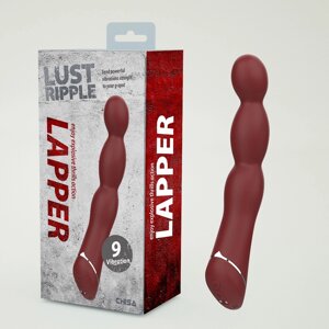 Вібратор класичний гнучкий Chisa Lust Ripple Lapper, бордовий в Дніпропетровській області от компании Интернет магазин Персик