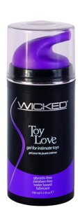 Лубрикант на водній основі без гліцерину WICKED TOY LOVE GLYCERIN-FREE LUBE 100ML