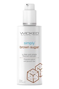 Лубрикант Wicked на водяній основі зі смаком коричневого цукру 70 ML