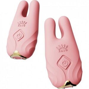 Бездротові смарт вібруючі затискачі для сосків ZALO Nave Vibrating Nipple Clamps рожевий в Дніпропетровській області от компании Интернет магазин Персик