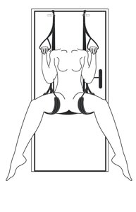 Гойдалка на дверях для сексу Easytoys, чорна в Дніпропетровській області от компании Интернет магазин Персик