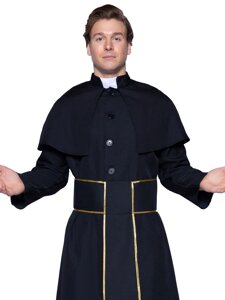 Костюм католицького священика Leg Avenue Priest 2 предмета, чорний, M / L в Дніпропетровській області от компании Интернет магазин Персик