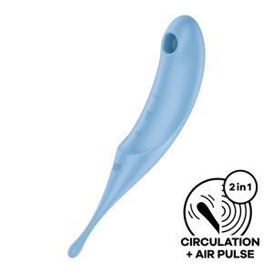 Вакуумний стимулятор Satisfyer Twirling Pro Blue в Дніпропетровській області от компании Интернет магазин Персик