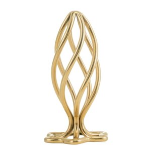 Анальна пробка LOCKINK SEVANDA Hollow Spiral Golden Metal Anal Plug - S size в Дніпропетровській області от компании Интернет магазин Персик