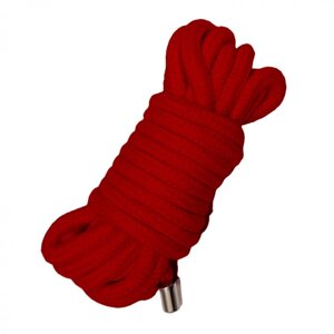 Мотузка для зв'язування 5 метрів, наконечники метал, червона в Дніпропетровській області от компании Интернет магазин Персик