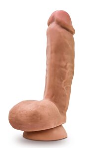 Фалоімітатор реалістичний, із присоскою Blush Loverboy коричневий, 21.5 х 5 см в Дніпропетровській області от компании Интернет магазин Персик