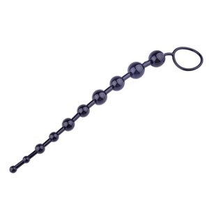 Анальні намиста Jelly Anal Beads Black, SKN-ANL033 Black