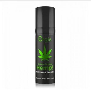 Підсилювач оргазму "Intense Orgasm Hemp" з маслом канабісу Orgie