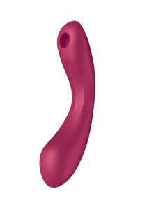 Вакуумний вібратор з потрійною стимуляцією Satisfyer Curvy Trinity 1, бордовий в Дніпропетровській області от компании Интернет магазин Персик