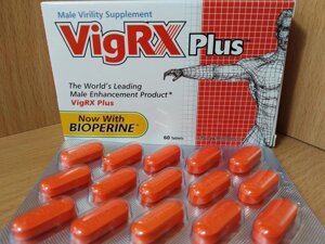 Засіб посилення чоловічої сили і поліпшення ерекції VigRX Plus ВігРІКС Плюс (60 шт)