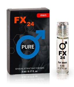 Парфуми з феромонами чоловіки fx24 чисті, для чоловіків (roll-o), 5 мл