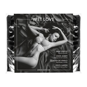 Простирадло з вінілу Fetish Tentation Wet Love Black 220x200 см