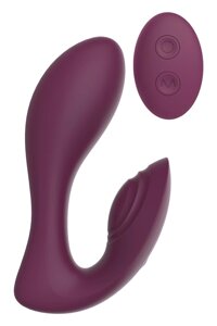 Вібратор подвійний стимуляцією з пультом керування Dream Toys Essentials Ultra Dual Vibe, фіолетовий в Дніпропетровській області от компании Интернет магазин Персик